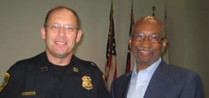Officer Mike Lee and Leonard Our History