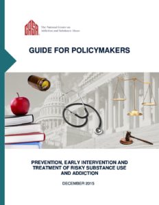 National Center on Addiction 2015 - Guide for Policymakers 1