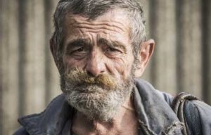 homeless man