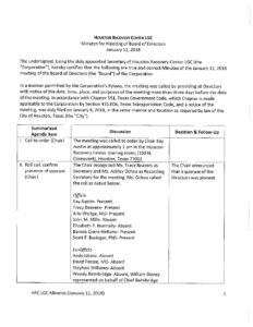 Minutes 1-11-18 1