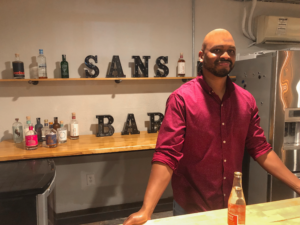 Chris Marshall.Sans Bar founder