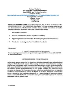 Board Agenda 1